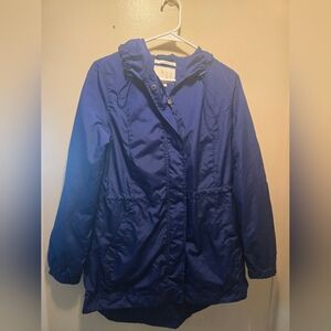 3/$17 A New Day Women's Deep Blue Rain Jacket Lightweight
